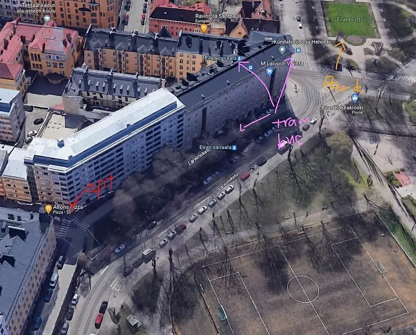 36M2 Unit In Center Hki ~15 Min Walk To Center Apartment Helsinki 0*,